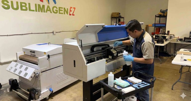 mantenimiento maquina DTF sublimagenez
