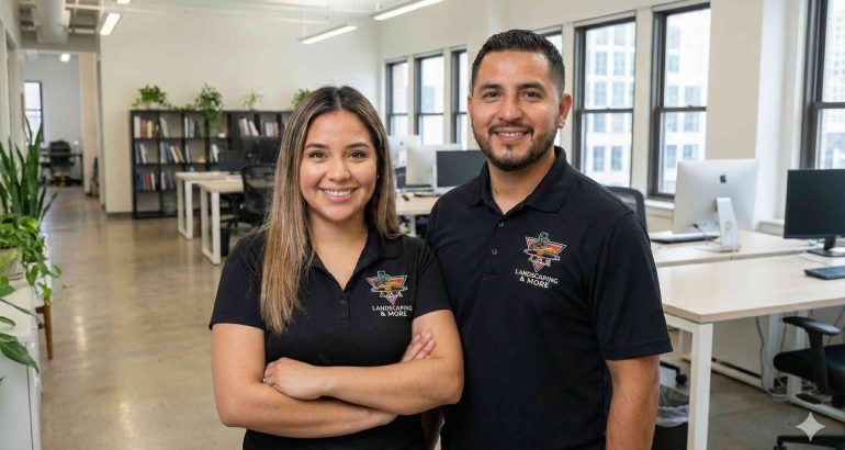 pareja posando con sus playeras bordadas sublimagenez